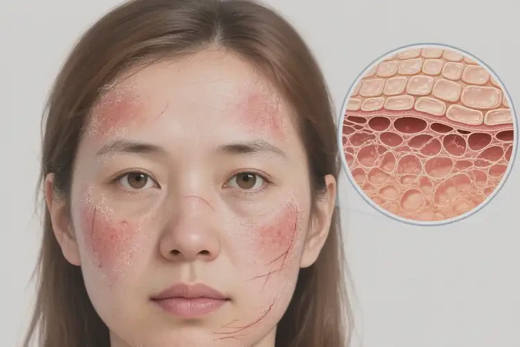 女性面部经常长湿疹能治好吗(图4)