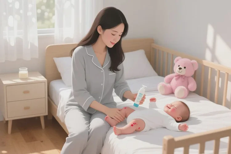 婴幼儿大腿上经常长湿疹可以治愈吗(图1)