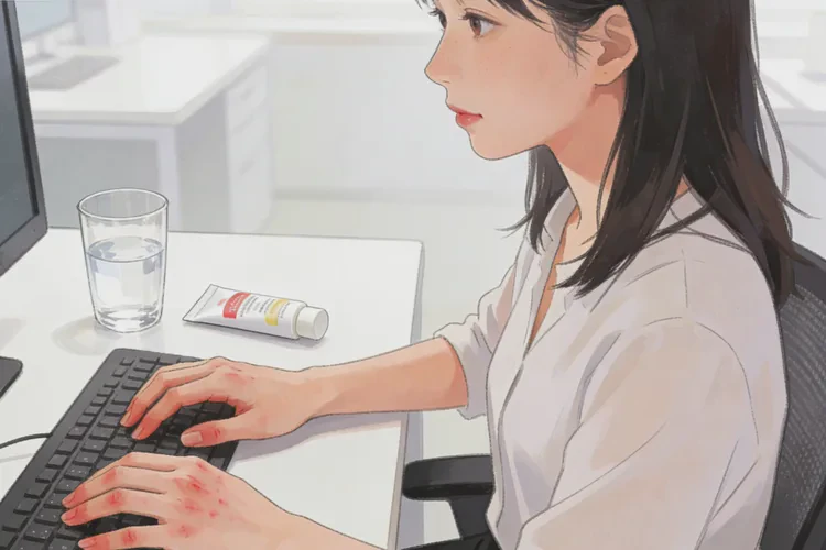 女人手上出湿疹能靠自己自愈吗(图2)