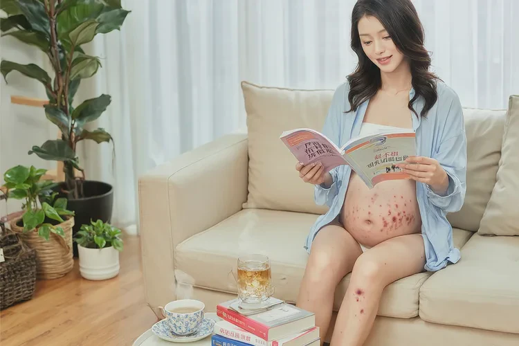 产妇肚子上经常起湿疹可以治愈吗(图4)