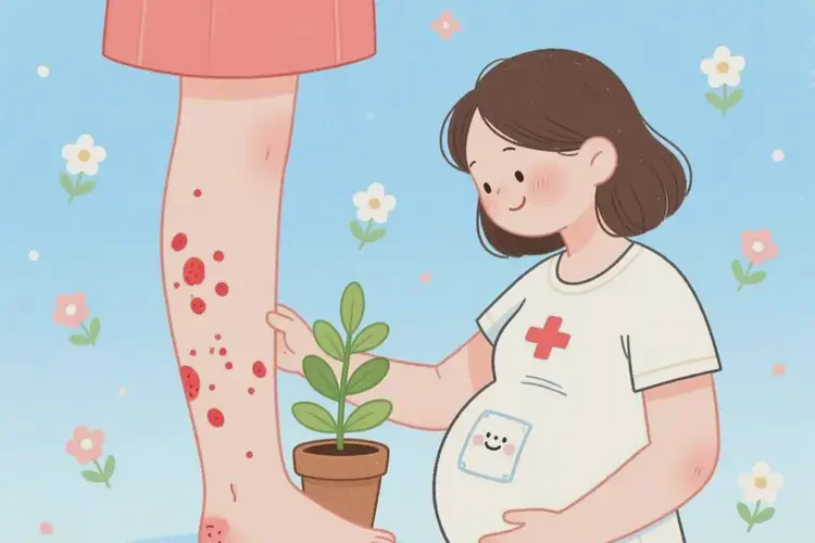 孕妇小腿经常长湿疹能治好吗(图1)