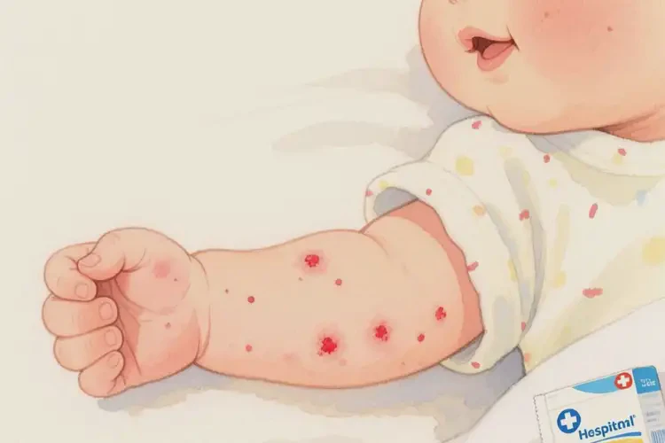 宝宝手臂上偶尔长湿疹能治好吗(图4)