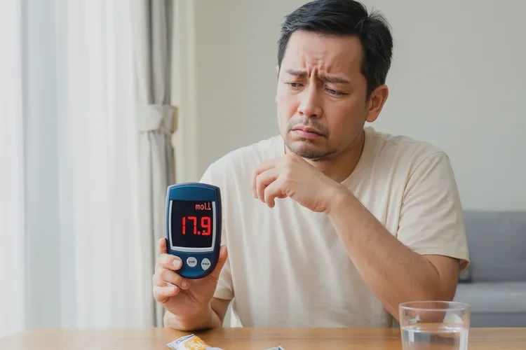 28岁早上空腹血糖17.9是怎么回事(图1)