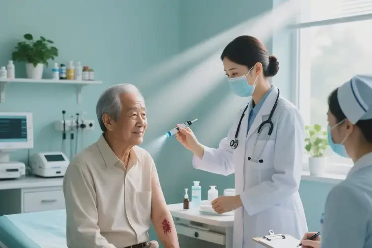 老年人身上长湿疹能治好吗(图1)