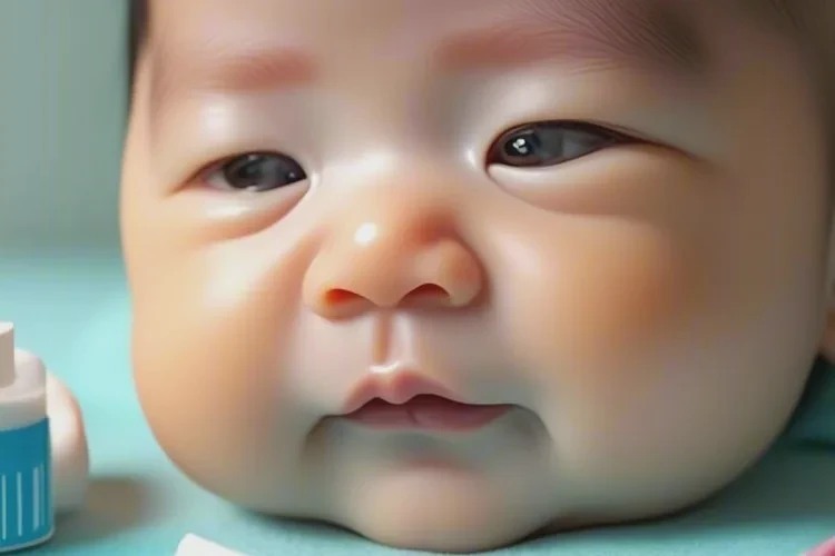 新生儿脖子容易起湿疹可以治愈吗(图2)