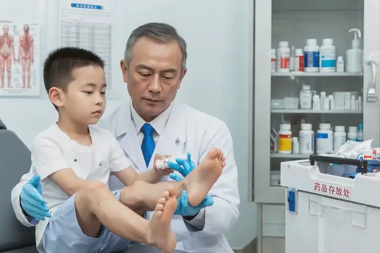 孩子脚上容易长湿疹能治好吗(图3)