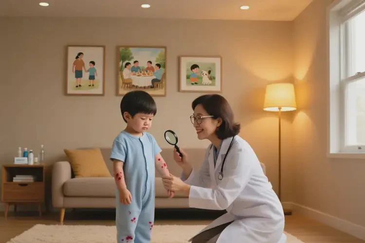 孩子全身出湿疹能治好吗(图1)