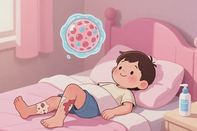 少儿四肢起湿疹能治好吗(图1)