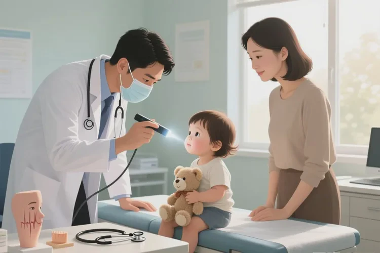 孩子脸上容易起湿疹可以治愈吗(图2)