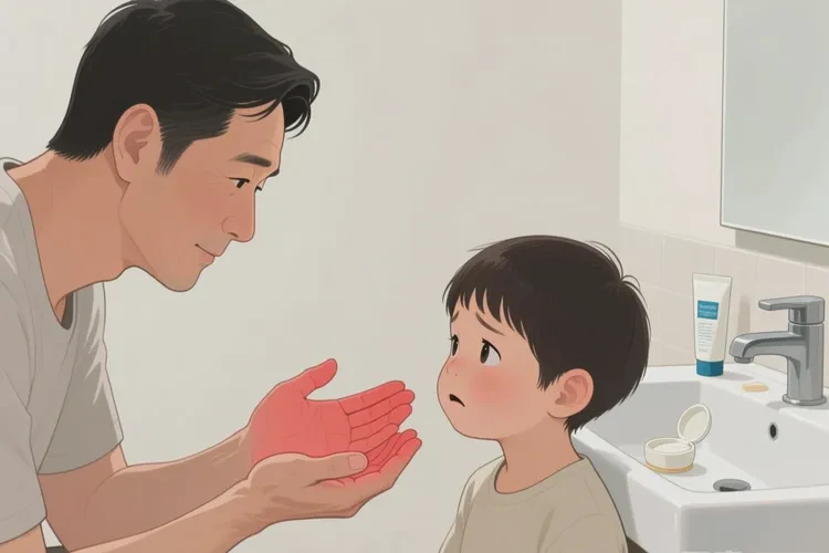 孩子手上出现湿疹可以治愈吗(图2)