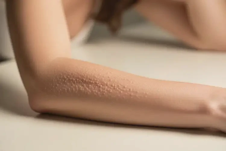 女性手臂上有湿疹能治好吗(图2)