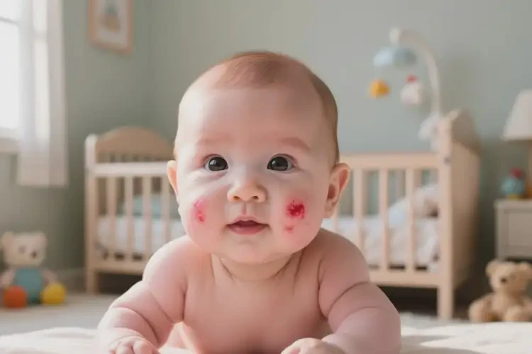 幼儿面部容易起湿疹不管它会自己痊愈吗(图3)