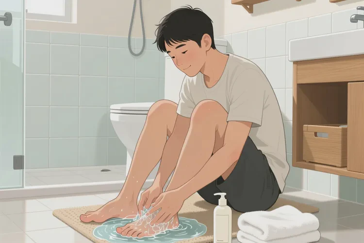 男性脚上容易起湿疹可以治愈吗(图1)