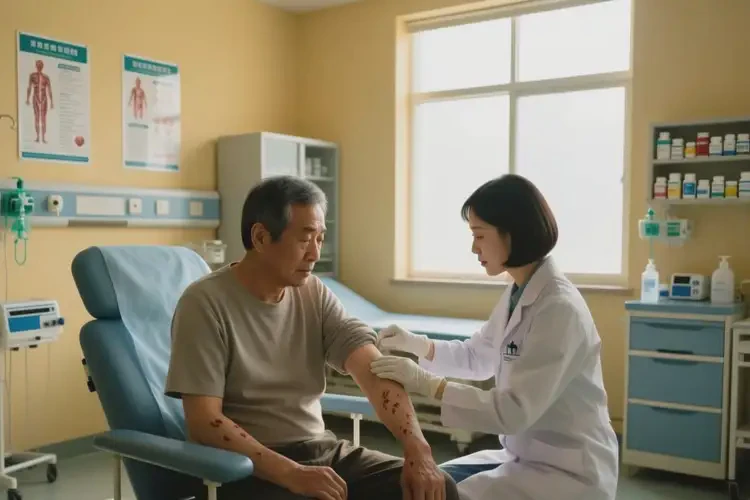 男性手臂上偶尔长湿疹能治好吗(图4)