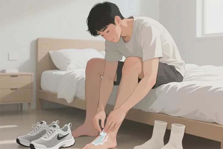 男生脚上出湿疹可以治愈吗(图1)