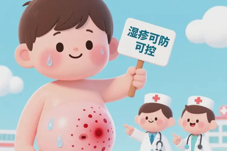 小孩肚子有湿疹能治好吗(图2)