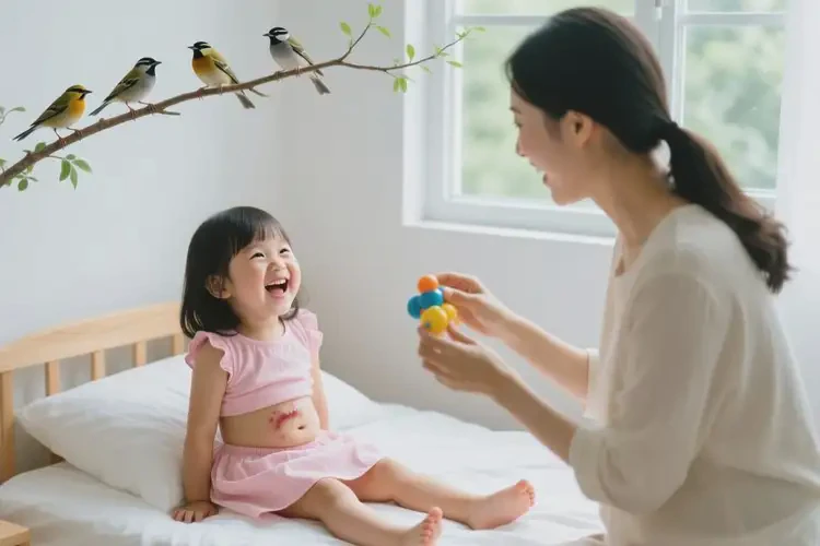 小孩肚子上经常长湿疹能治好吗(图1)