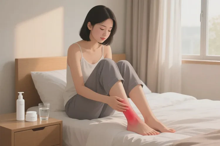 女人小腿上经常起湿疹能靠自己自愈吗(图1)