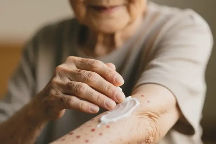 老年人手臂出现湿疹能治好吗(图3)