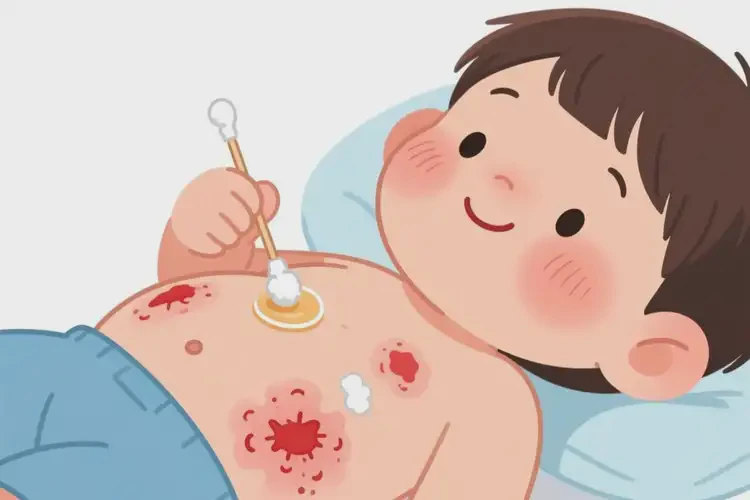 孩子肚子上经常起湿疹能治好吗(图3)