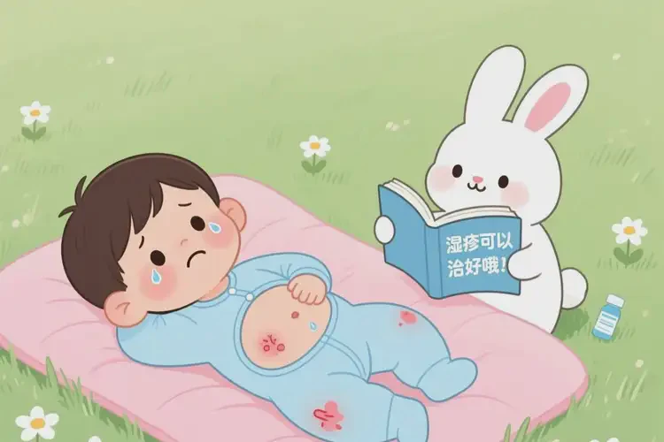 小孩肚子有湿疹能治好吗(图4)