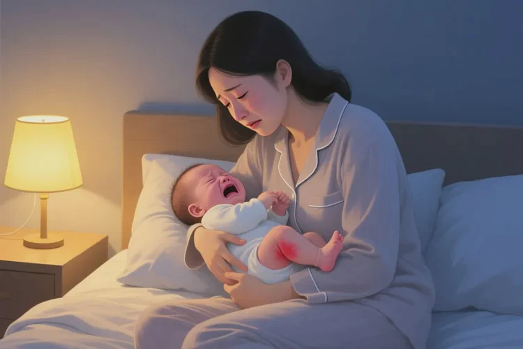 婴儿大腿出湿疹可以治愈吗(图1)