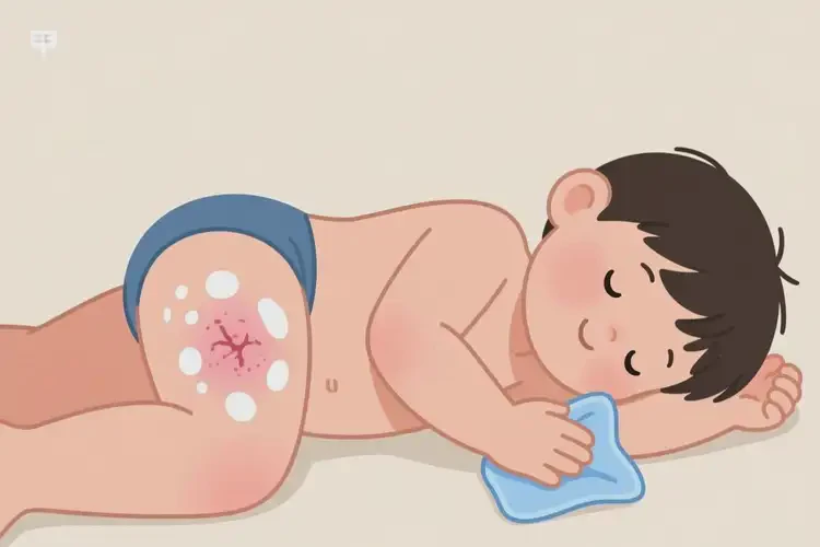 孩子大腿偶尔起湿疹能治好吗(图2)