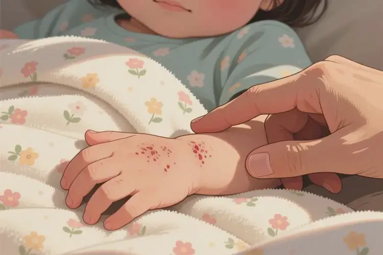 小孩手上有湿疹能治好吗(图1)