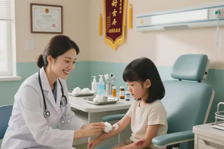 儿童手臂上起湿疹能治好吗(图3)