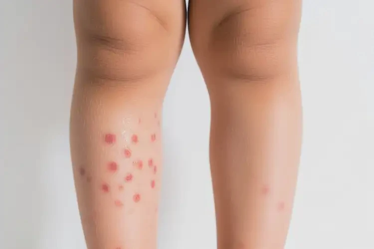 儿童小腿长湿疹能治好吗(图1)