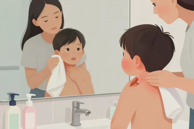 小孩脖子经常起湿疹可以治愈吗(图2)