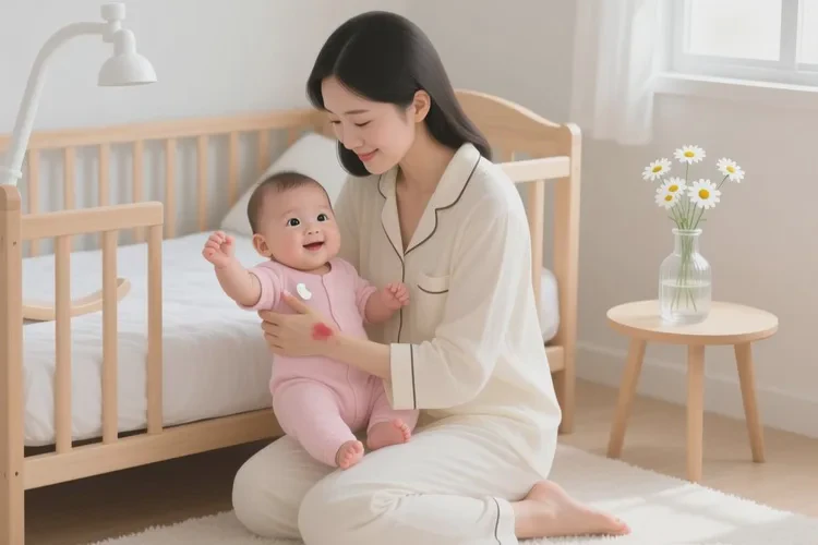 婴儿手臂偶尔起湿疹可以治愈吗(图1)