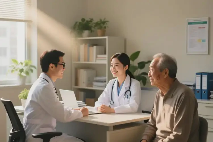 老人面部偶尔长湿疹能治好吗(图3)