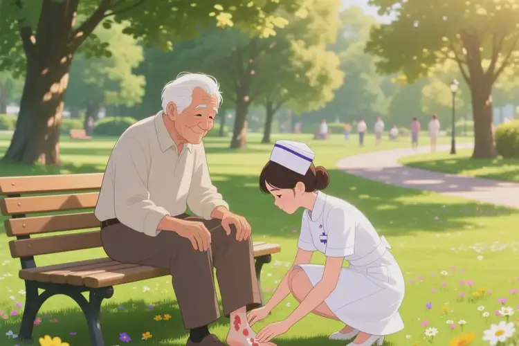 老人脚上起湿疹能治好吗(图2)