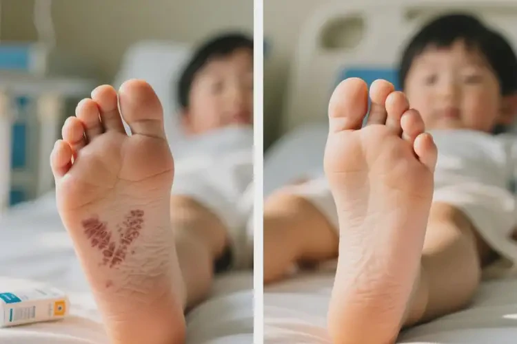 儿童脚上偶尔起湿疹能治好吗(图2)