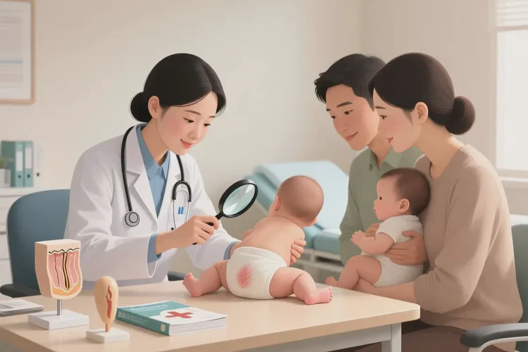 宝宝屁股上经常起湿疹可以治愈吗(图2)