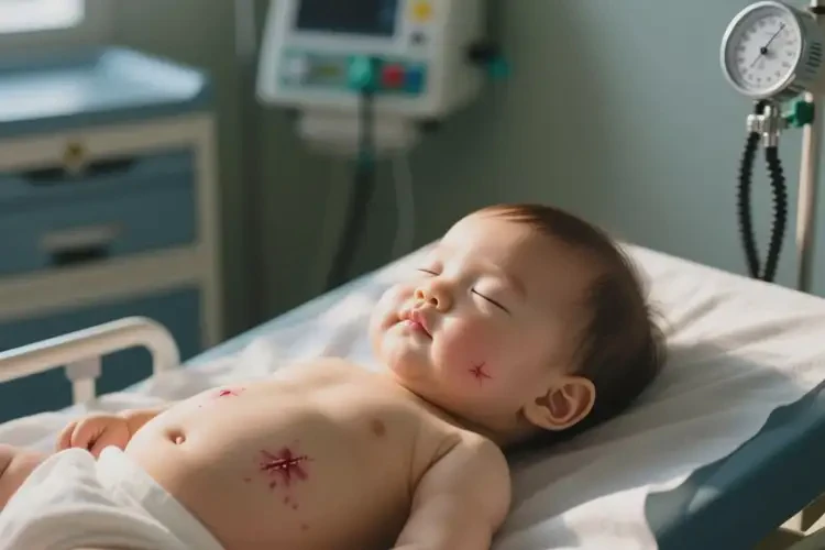 孩子肚子上容易起湿疹能治好吗(图3)