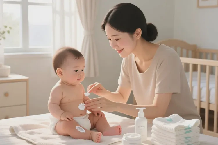 宝宝大腿容易长湿疹可以治愈吗(图1)