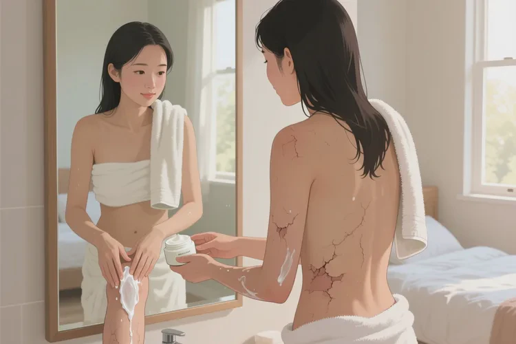 女性小腿容易起湿疹可以治愈吗(图1)