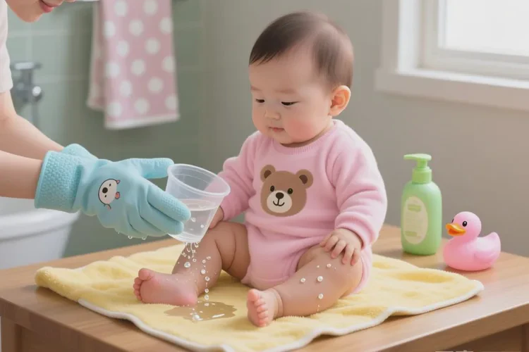 婴儿大腿上偶尔长湿疹可以治愈吗(图2)