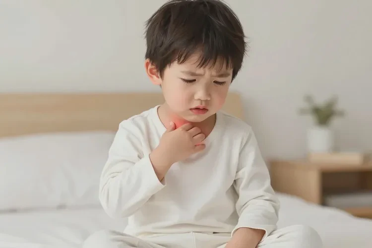 小孩脖子上出湿疹可以治愈吗(图1)