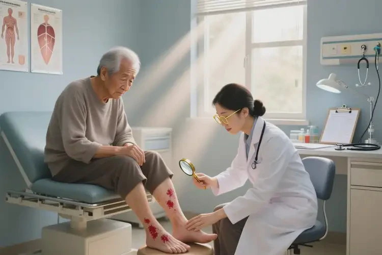 老年人脚上偶尔长湿疹能治好吗(图3)