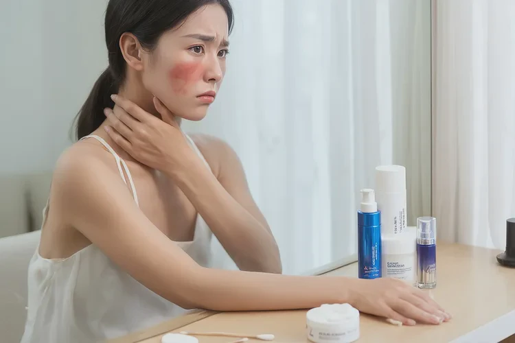 女生脖子容易起湿疹可以治愈吗(图1)