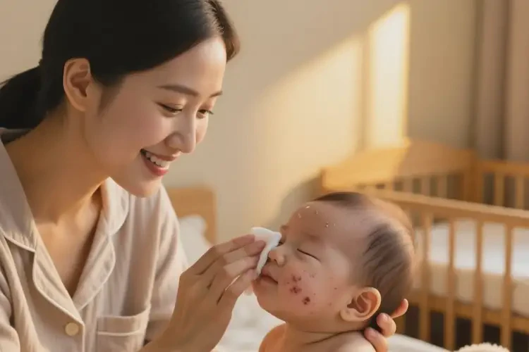 婴幼儿面部长湿疹能治好吗(图4)