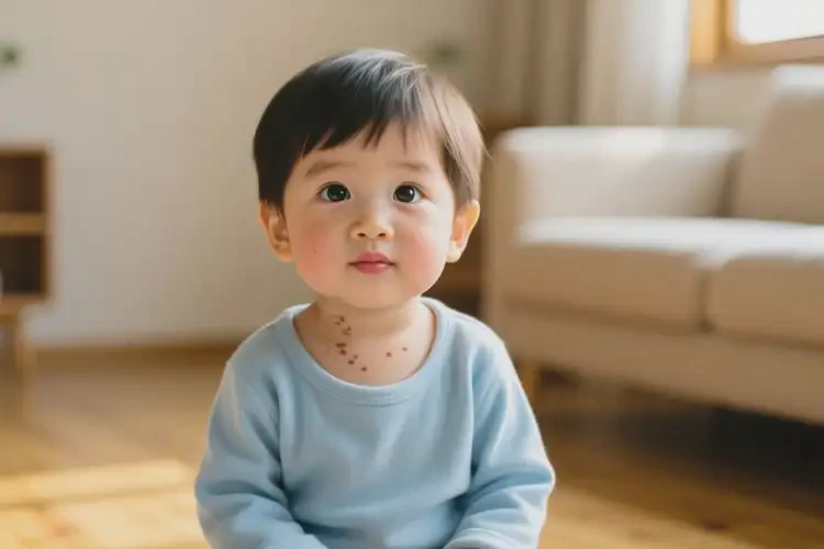 儿童脖子上偶尔长湿疹可不可以彻底自愈(图3)