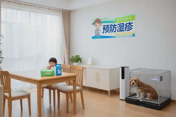 儿童脚上偶尔长湿疹能治好吗(图1)