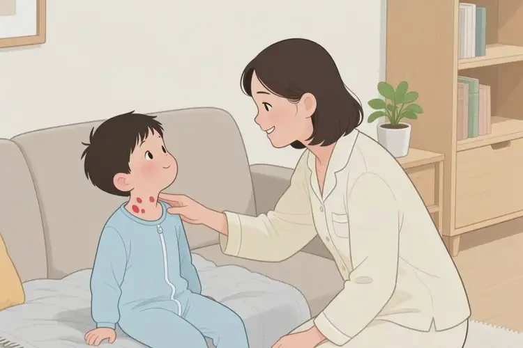 少儿脖子容易起湿疹能治好吗(图4)