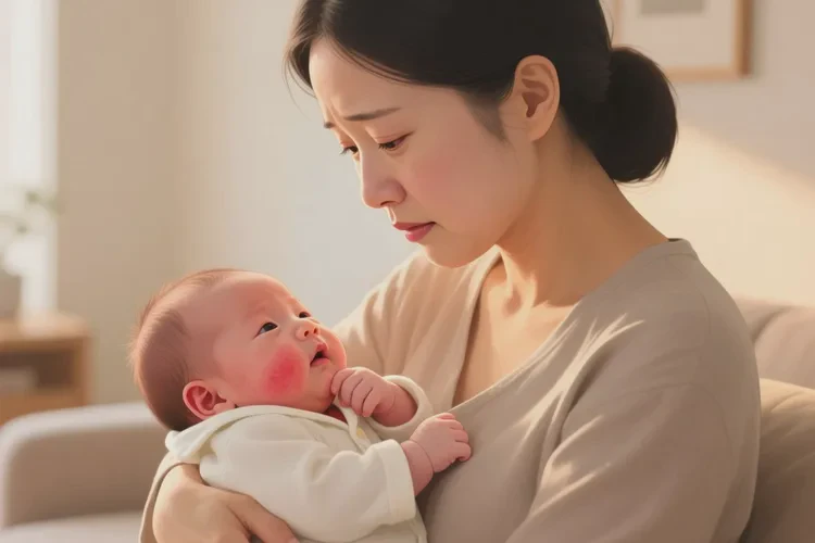 婴幼儿脖子上出湿疹可以治愈吗(图1)