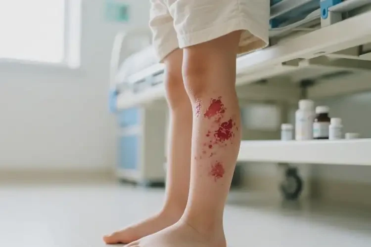 儿童小腿长湿疹能治好吗(图2)