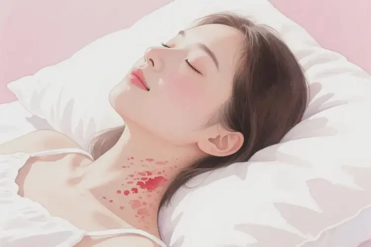 女性脖子长湿疹能治好吗(图1)